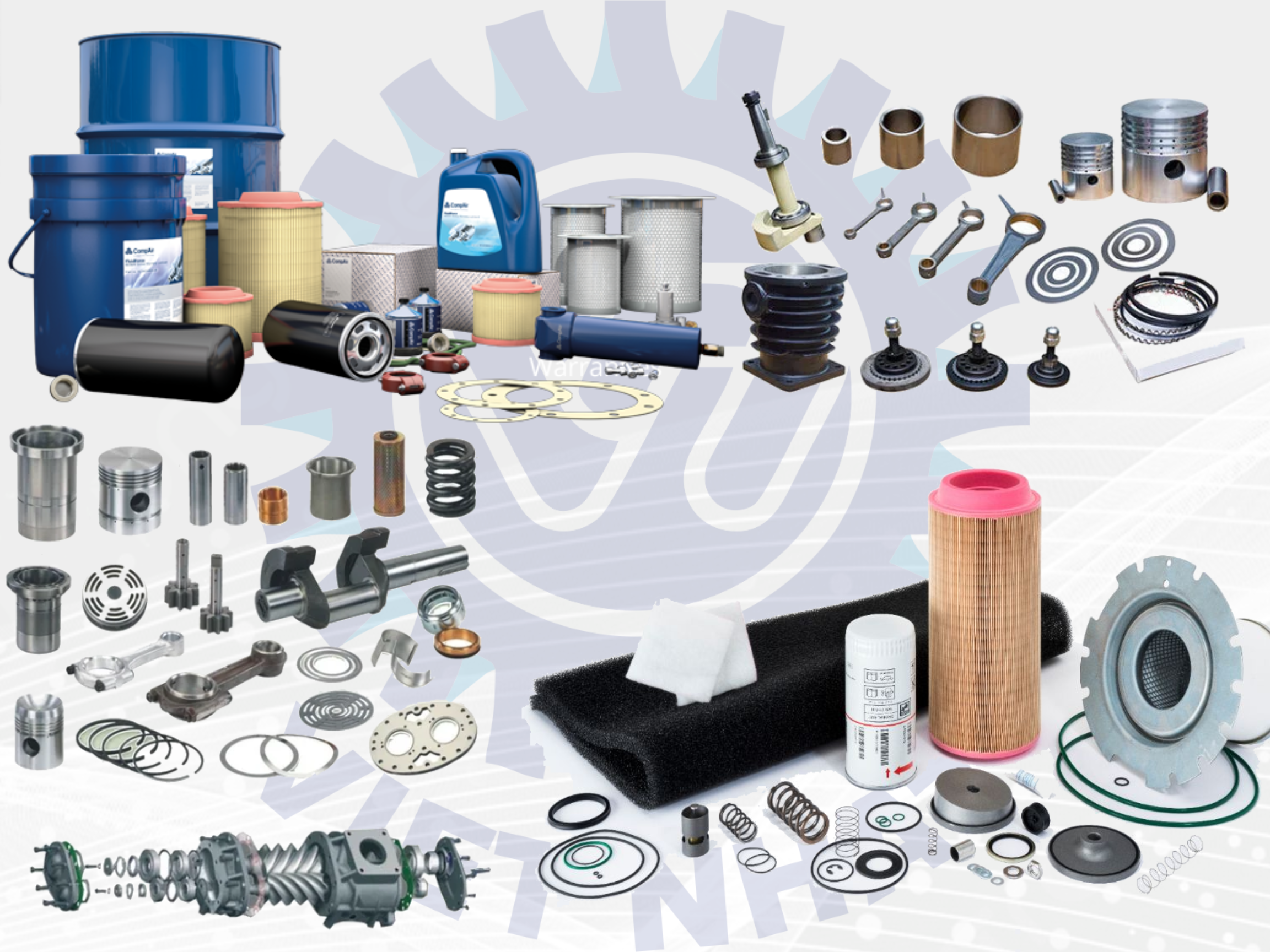 bộ linh kiện máy nén khí